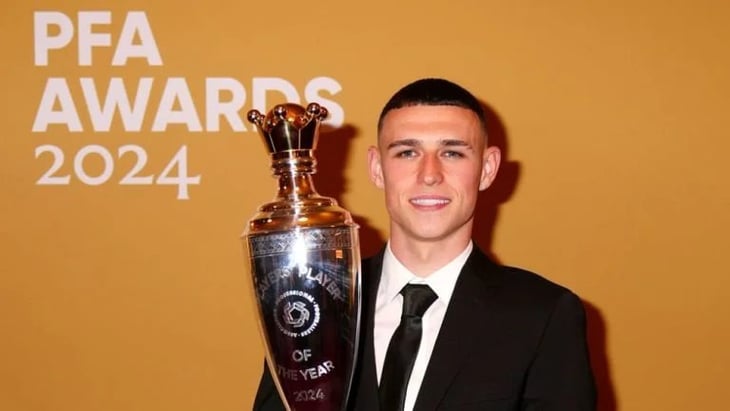 Phil Foden, elegido como Jugador del Año por la PFA de Inglaterra