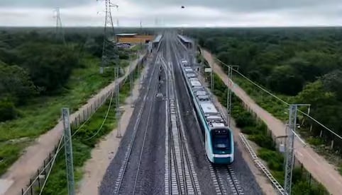 AMLO reconoce 'responsabilidad' de empresas privadas de construcción del Tren Maya