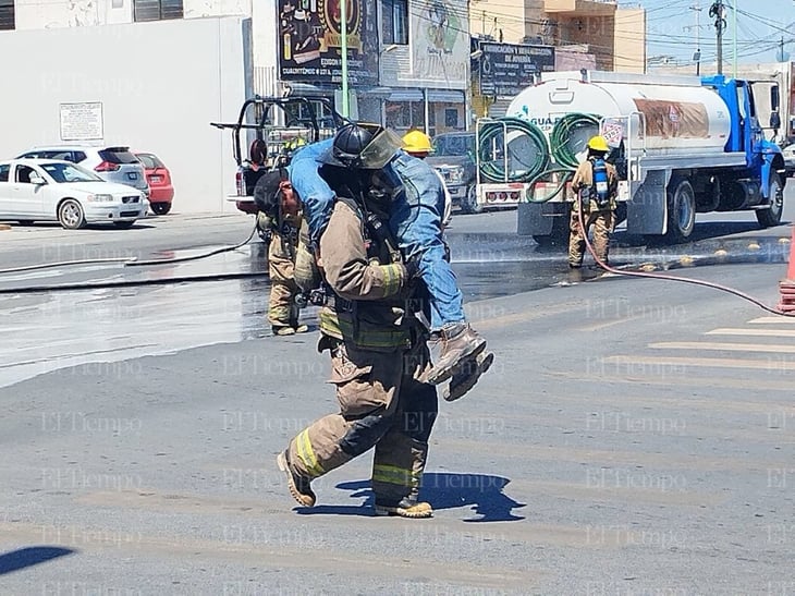 Simulacro en Frontera cumple tiempos