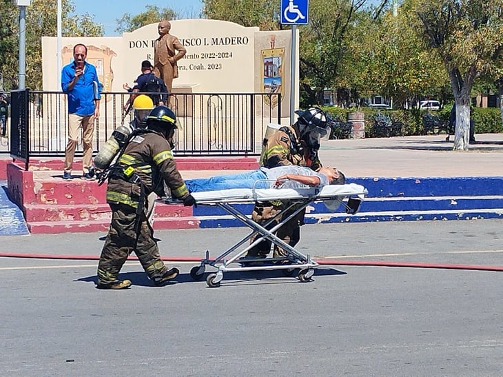 Simulacro en Frontera cumple tiempos de respuesta