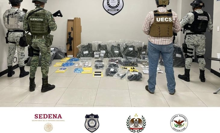 Aseguran droga, armas y equipo táctico al Cártel de Sinaloa