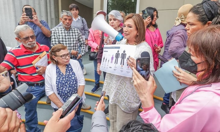 Presenta Xóchilt Gálvez juicio ciudadano ante Tribunal Electoral