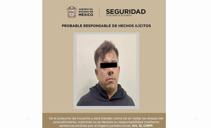 Fiscalía del Edomex capturan a Erick 'N'; asesinó a mujer que usó cajero automático