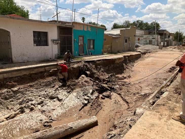 Desastre hídrico: Ruptura de tubería deja sin agua a colonias