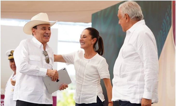 AMLO y Sheinbaum inauguran siete obras estratégicas en Guaymas, Sonora