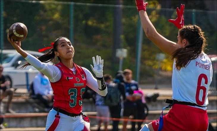 Equipo femenil mexicano suma otro triunfo en el Mundial de Flag Football 2024 en Finlandia