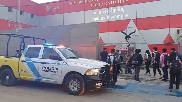 Alerta a autoridades amenaza en una preparatoria de Monterrey 