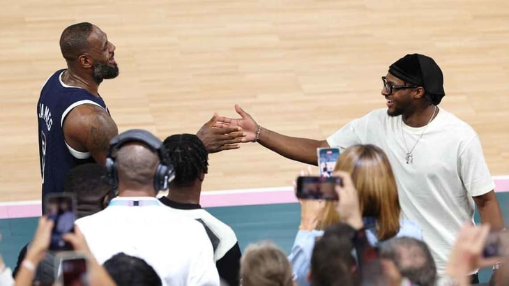 Bronny James no puede llamar a LeBron 'papá' como compañero