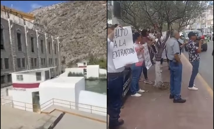 Protestan para exigir cierre de presa La Boquilla en Chihuahua