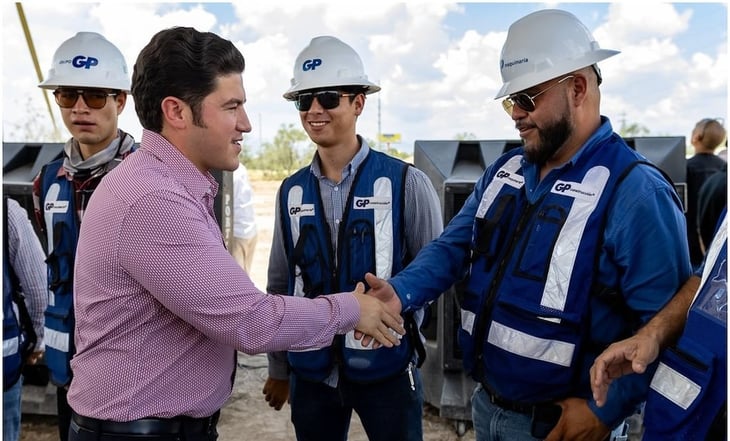 Samuel García recorre terrenos de la nueva planta de Volvo más grande del mundo que estará en Nuevo León