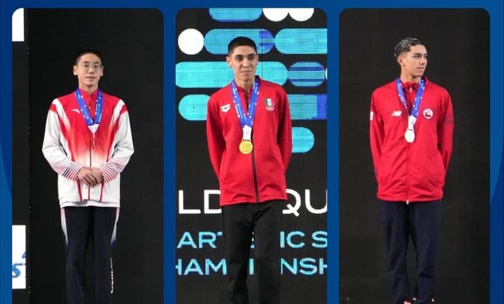 El mexicano Diego Villalobos conquista el oro en el Campeonato Mundial de natación artística