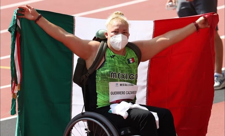 Rosa María Guerrero gana medalla de bronce en lanzamiento de disco