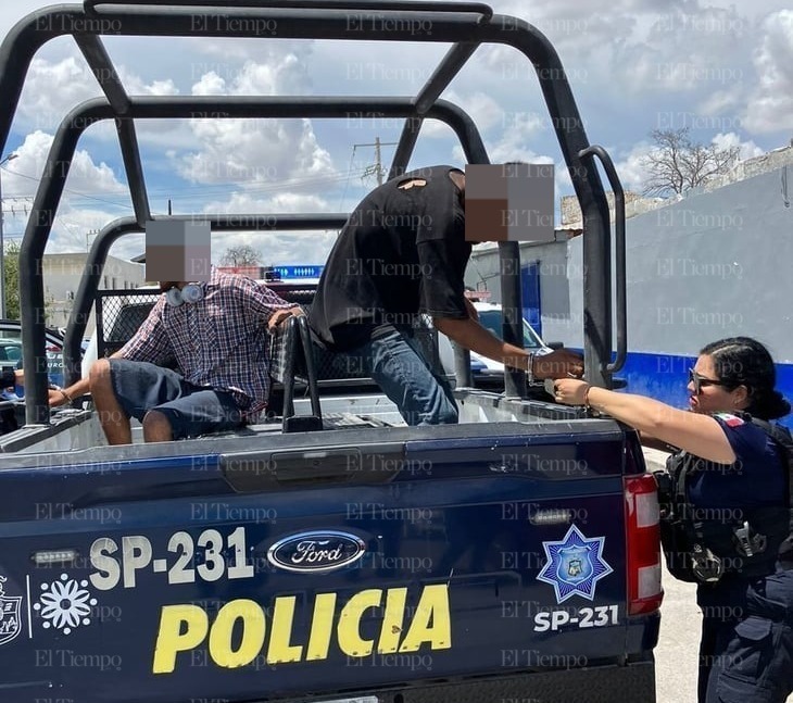 Dos malvivientes fueron arrestados por drogarse en la vía pública 