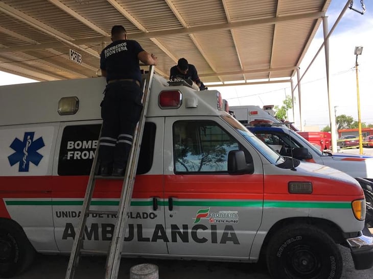 Ciudadanos denuncian que Protección Civil y Bomberos de Frontera se encuentra sin ambulancias