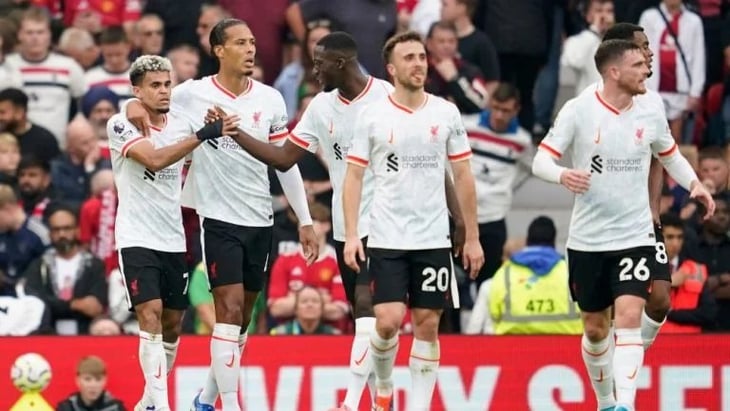 Ternacionales Liverpool golea al Manchester United de visita en Old Trafford antes del parón de Fecha FIFA