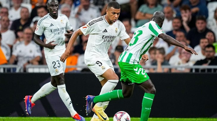 ¡Efecto Kylian Mbappé! Real Madrid vuelve al triunfo en casa frente al Betis