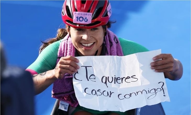 La mexicana Brenda Osnaya propone matrimonio en los Juegos Paralímpicos de Paris 2024