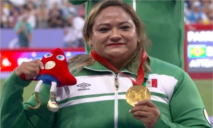 VIDEO: Así fue la premiación de Gloria Zarza tras ganar oro en los Juegos Paralímpicos de París 2024