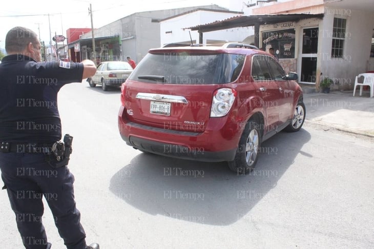 Mujer resulta lesionada en accidente en Zona Centro de Frontera