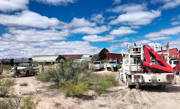 Localizan sin vida a menor desaparecido tras descarrilamiento de tren en Chihuahua