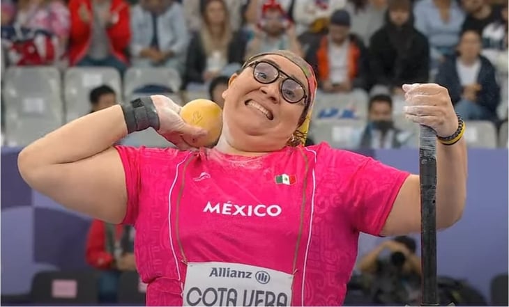 París 2024: Gilda Guadalupe Cota gana medalla de plata en el impulso de bala F33