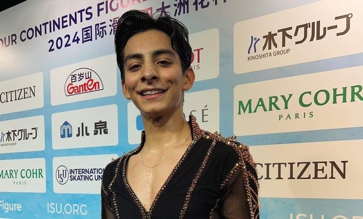 Donovan Carrillo termina entre los mejores del mundo en el Abierto Asiático de Patinaje