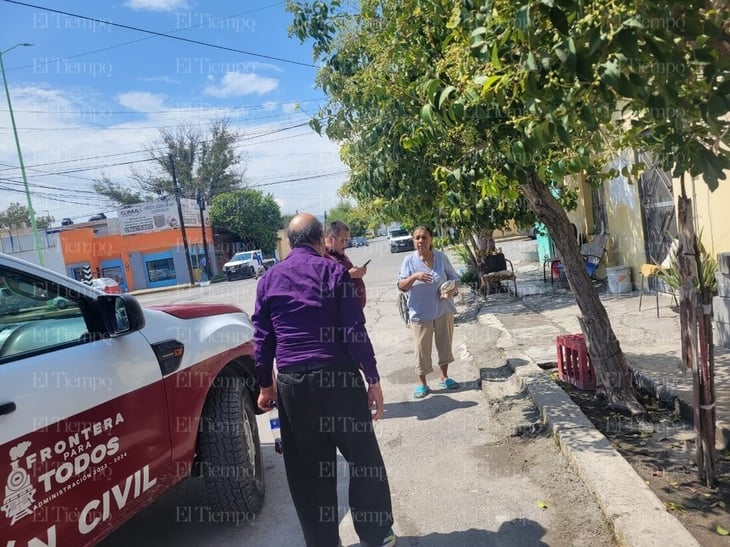 Personal de Alumbrado Público rescata a adulto mayor desorientado en Frontera