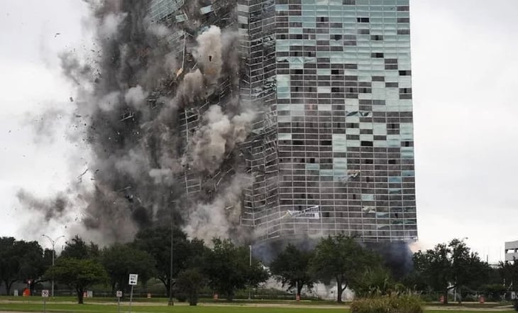 Torre Hertz: así fue la implosión del edificio abandonado de 22 pisos en Louisiana