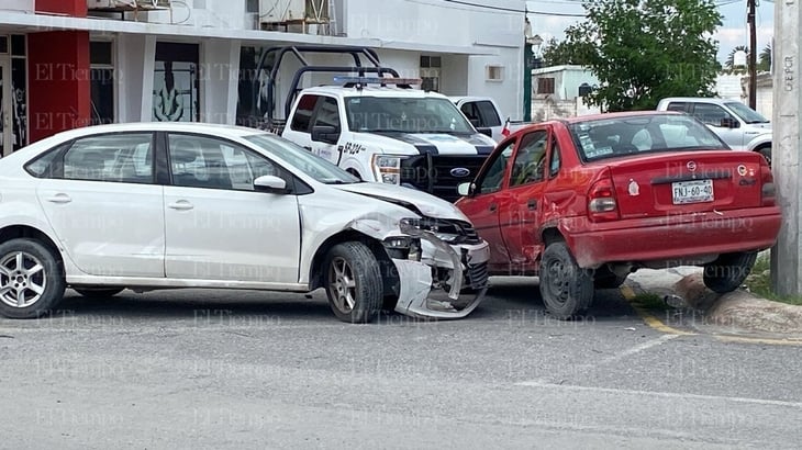 Choque deja una mujer embarazada y a un niño lesionados en la colonia Guadalupe