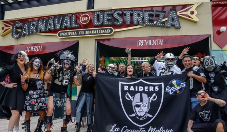 ¡Ambientazo! Aficionados de los Raiders se reunieron en el Parque Aztlán para apoyar a su equipo