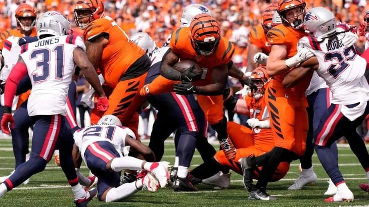 New England Patriots vencen a los Bengals en el debut del Head Coach Jerod Mayo