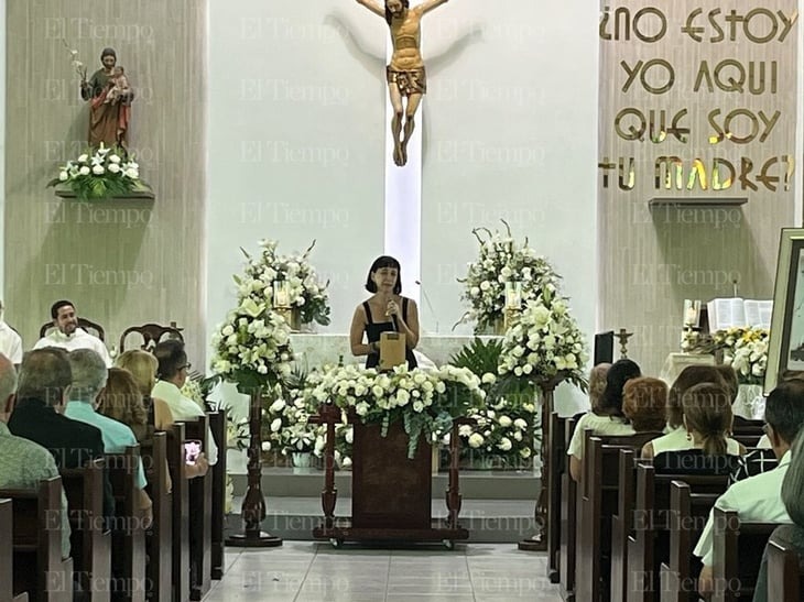 Susana Zabaleta se despide con emotivas palabras de su padre