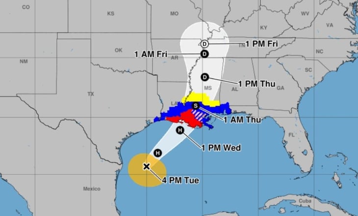 Francine se convierte en huracán; se dirige rumbo a Louisiana