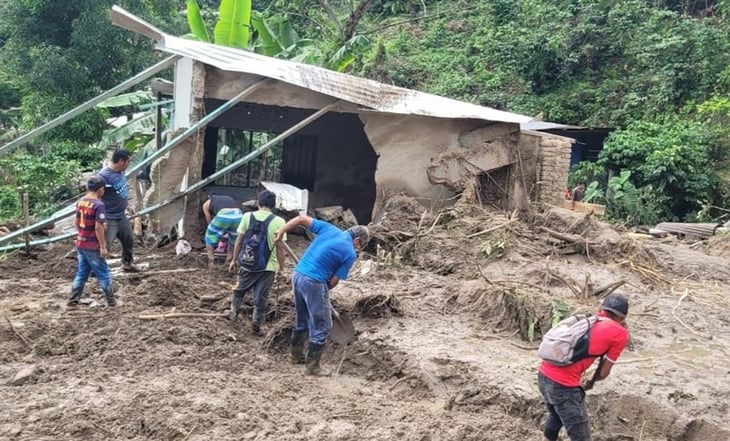 Lluvias dejan afectaciones en siete municipios de Chiapas