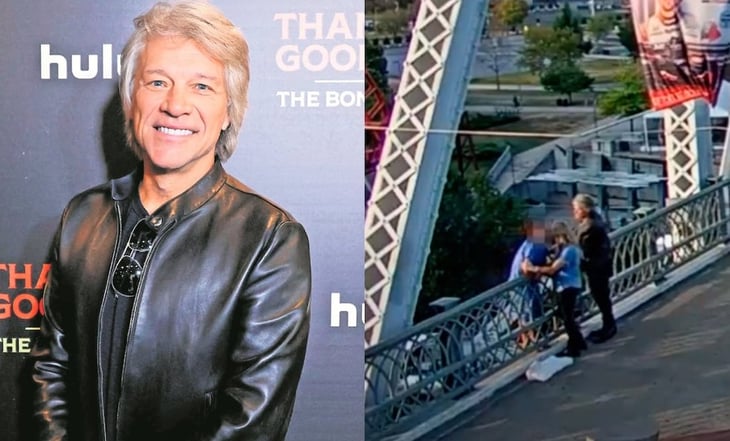 Bon Jovi se convierte en héroe; salva a mujer que pretendía saltar de un puente