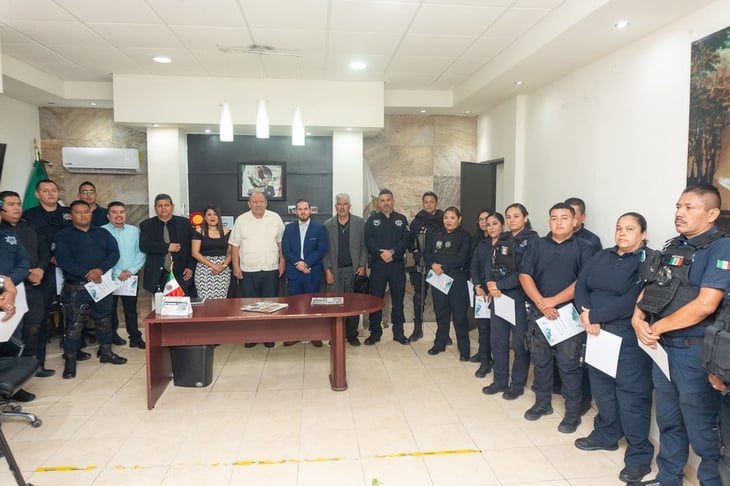 Policía Municipal de Castaños realiza capacitación ante denuncias de abuso 