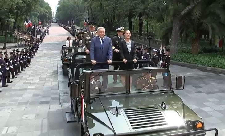 AMLO y Sheinbaum participan en Aniversario de los Niños Héroes