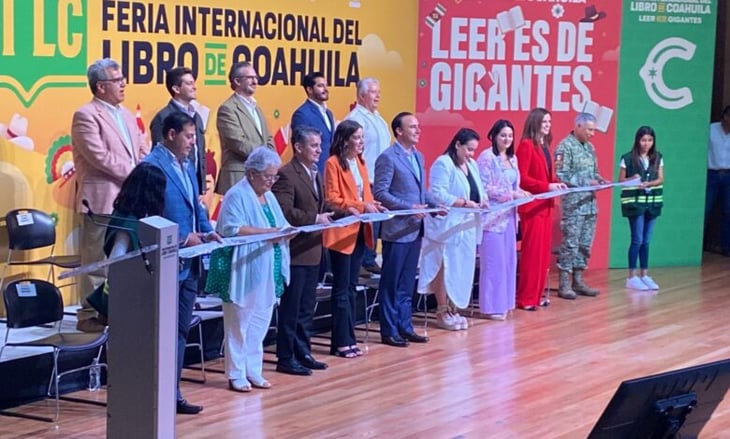 Manolo Jiménez inaugura la edición XXVI Feria Internacional del Libro de Coahuila 