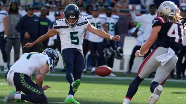 Seahawks vence a Patriots en tiempo extra con un gol de campo de Jason Myers de 31 yardas