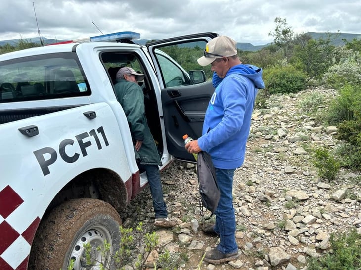 Exitosa búsqueda y rescate de adulto mayor en el Ejido Pozuelos