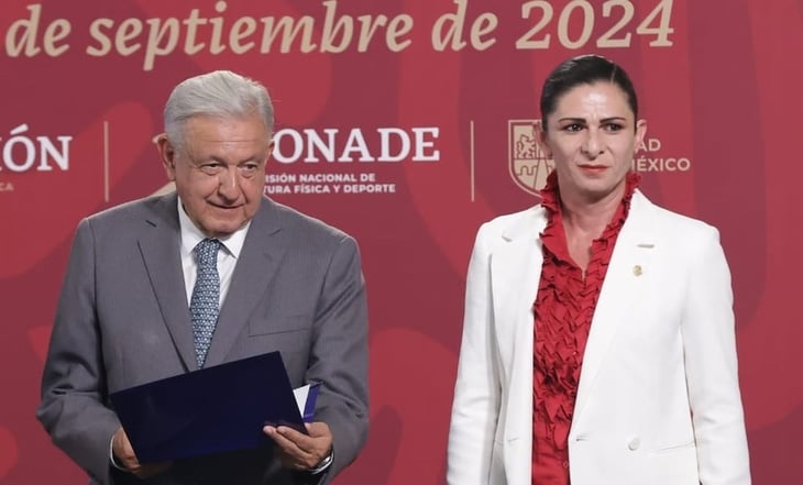 Ana Guevara se despide de AMLO, el presidente la reconoce