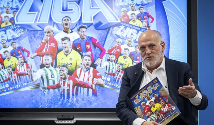 Javier Tebas, presidente de LaLiga, manda mensaje a Rodri sobre la posible huelga de futbolistas