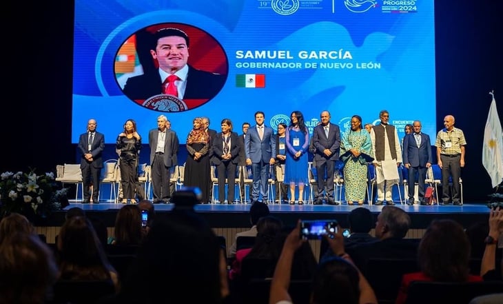 Samuel García inaugura Cumbre Mundial de Premios Nobel por la Paz