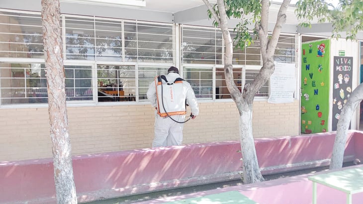 La SS atiende alta demanda de fumigación en planteles escolares de Coahuila