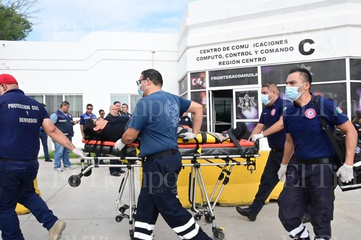 Simulacro en C-4 por Día Nacional de Protección Civil