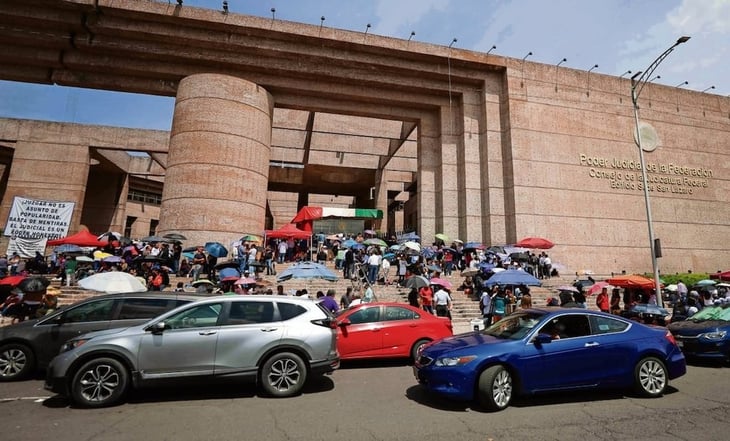 Trabajadores de Poder Judicial chocan con CJF por levantamiento de paro