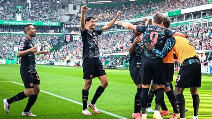 Bayern Munich golea de visita al Werder Bremen y mantiene el invicto