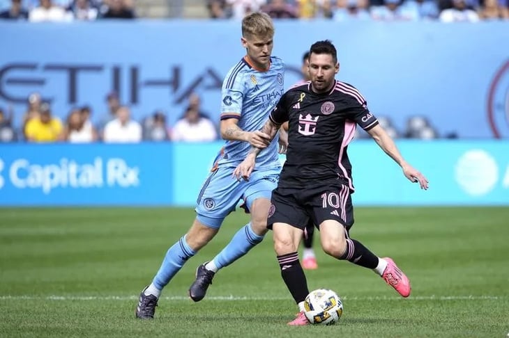 Le empataron sobre el final: Inter Miami no pudo mantener la ventaja ante New York City FC