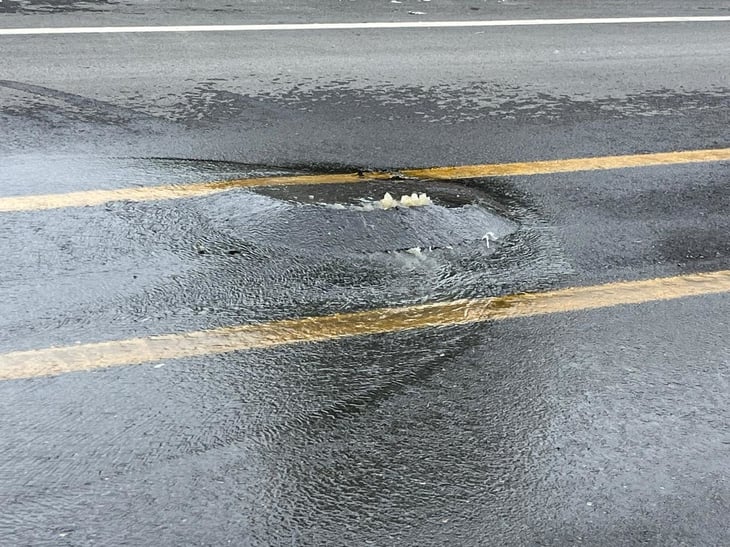 Lluvias provocaron baches en diversas colonias de Monclova 