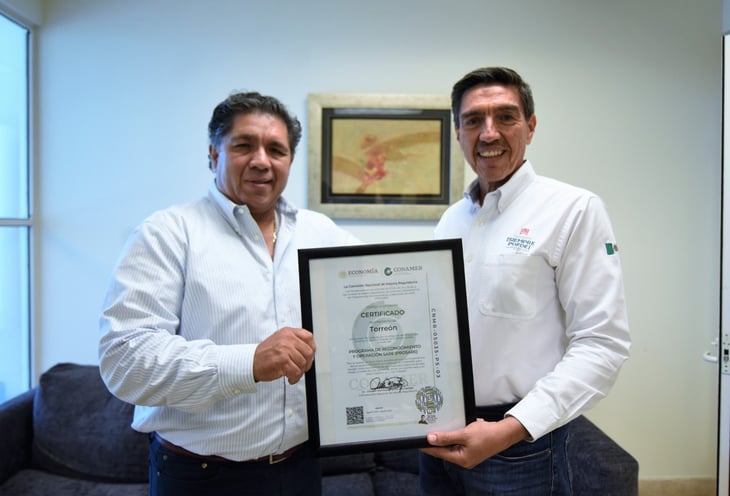  Certificación por el cumplimiento al PROSARE en Torreón 